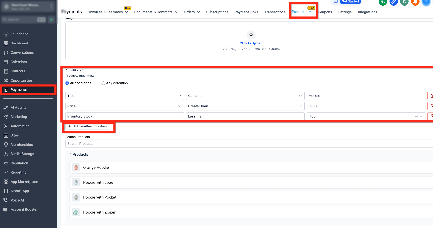 Smart collections use conditions to determine membership. Source [13].